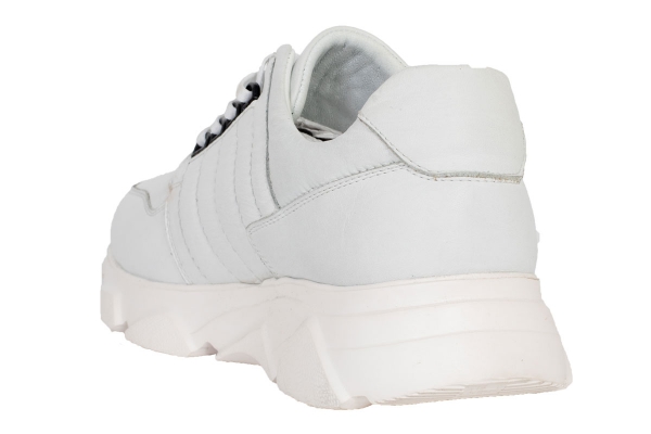 J2040 Blanc Modèles de chaussures de sport et de confort pour hommes, Collection de chaussures de sport et de confort pour hommes en cuir