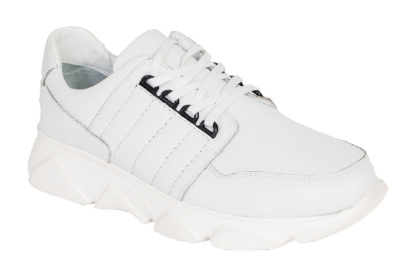 J2040 Blanc Modèles de chaussures de sport et de confort pour hommes, Collection de chaussures de sport et de confort pour hommes en cuir