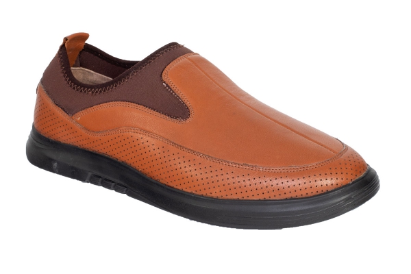 J2060 Tan Men's Sports and Comfort Shoes Models, Leather Men's Sports and Comfort Shoes Collection