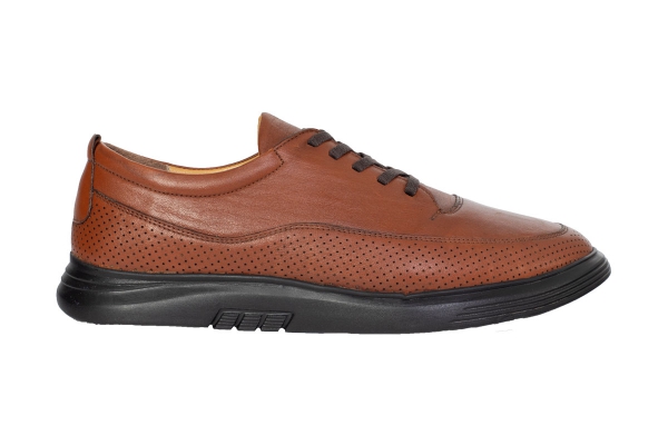 J2061 Tan Men's Sports and Comfort Shoes Models, Leather Men's Sports and Comfort Shoes Collection