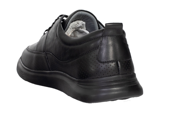 J2061 Noir Modèles de chaussures de sport et de confort pour hommes, Collection de chaussures de sport et de confort pour hommes en cuir