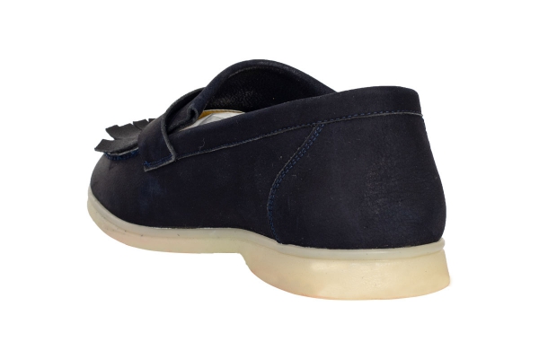 J330 Nubuck Navy Blue Men's Sports and Comfort Shoes Models, Leather Men's Sports and Comfort Shoes Collection