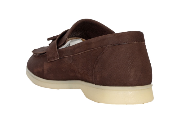 J330 Nubuck marron Modèles de chaussures de sport et de confort pour hommes, Collection de chaussures de sport et de confort pour hommes en cuir