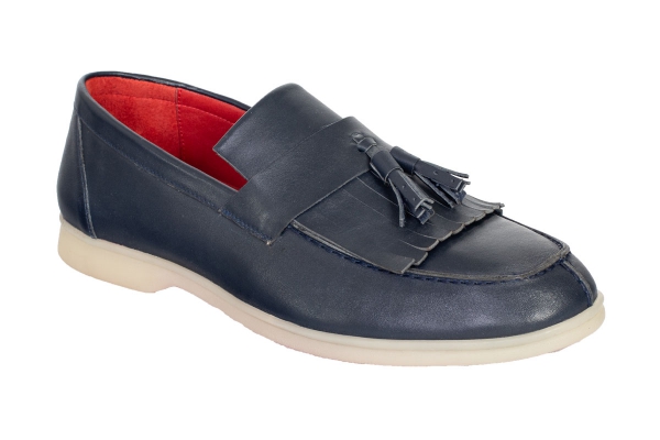 J330 Bleu marin Modèles de chaussures de sport et de confort pour hommes, Collection de chaussures de sport et de confort pour hommes en cuir