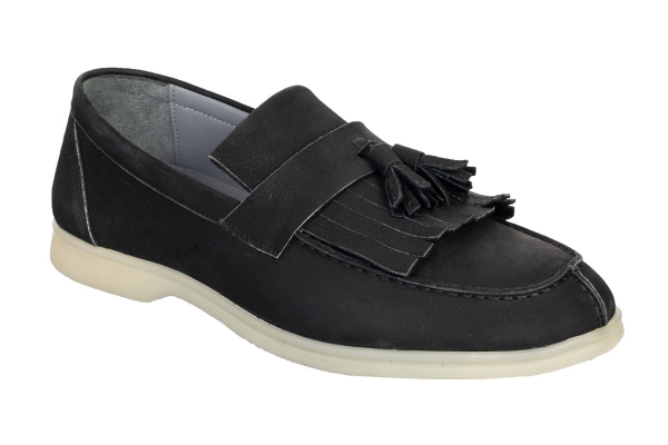 J330 Nubuck Black Men's Sports and Comfort Shoes Models, Leather Men's Sports and Comfort Shoes Collection