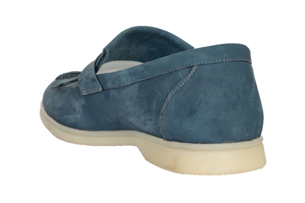 J330 Nubuck Bleu Modèles de chaussures de sport et de confort pour hommes, Collection de chaussures de sport et de confort pour hommes en cuir