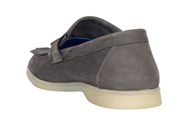 J330 Nubuck Gris Modèles de chaussures de sport et de confort pour hommes, Collection de chaussures de sport et de confort pour hommes en cuir