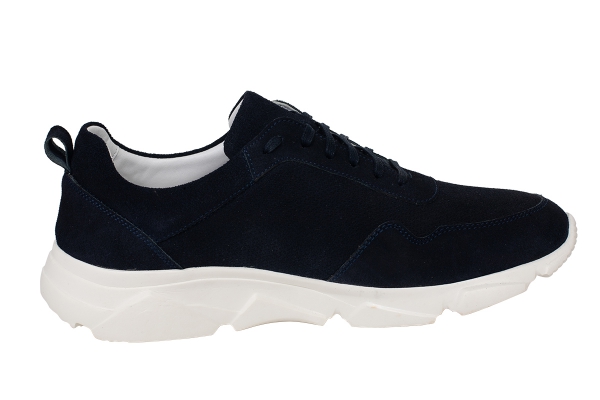 J455 Navy Blue Suede Sport Shoes - أحذية جاكوبسون - حذاء, صندل, شبشب