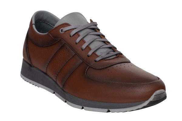 JS08 Tan - Grey Sport Shoes - أحذية جاكوبسون - حذاء, صندل, شبشب