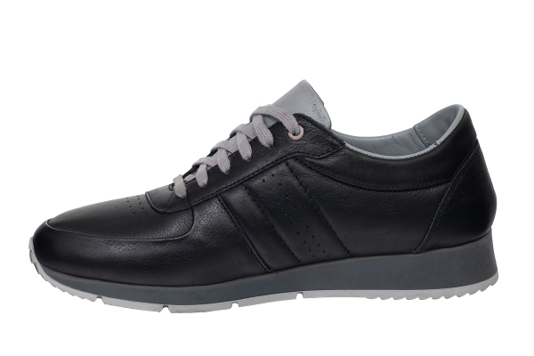JS08 Black - Grey Sport Shoes - أحذية جاكوبسون - حذاء, صندل, شبشب