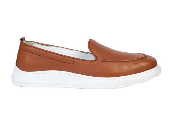 JWC2011 Brown Women Comfort Shoes Models, Genuine Leather Women Comfort Shoes Collection 2