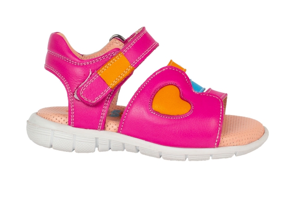 J2144 Pink - Orange - Blue - Pink Kids Sandals Models