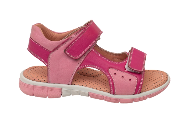 J2146 Fuchsia - Pink Kids Sandals Models