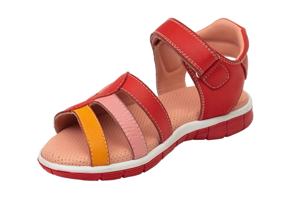 J2144 Red - Red - Pink - Yellow Kids Sandals Models