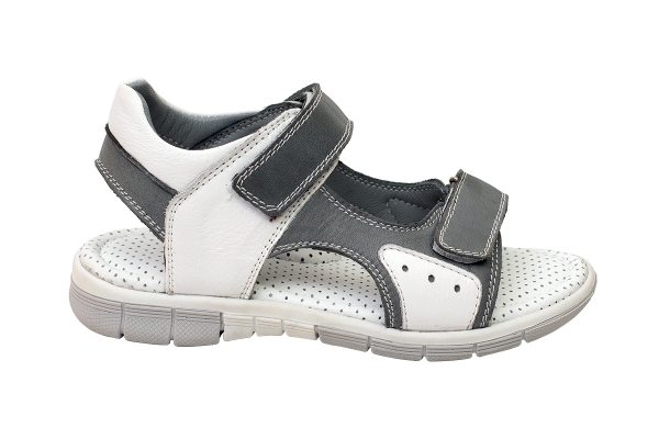 J2146 Grey - White Kids Sandals Models
