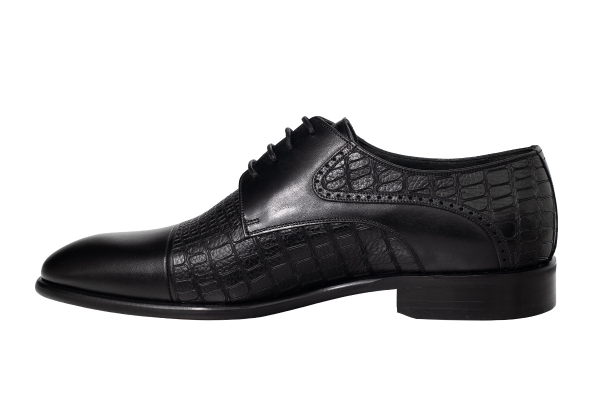 J0201 Black Antic - Black Gutti أحذيه كلاسيكيه - أحذية جاكوبسون - حذاء, صندل, شبشب