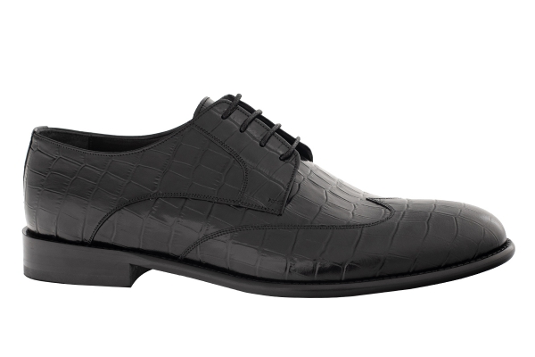 J2410 Black Croco أحذيه كلاسيكيه - أحذية جاكوبسون - حذاء, صندل, شبشب
