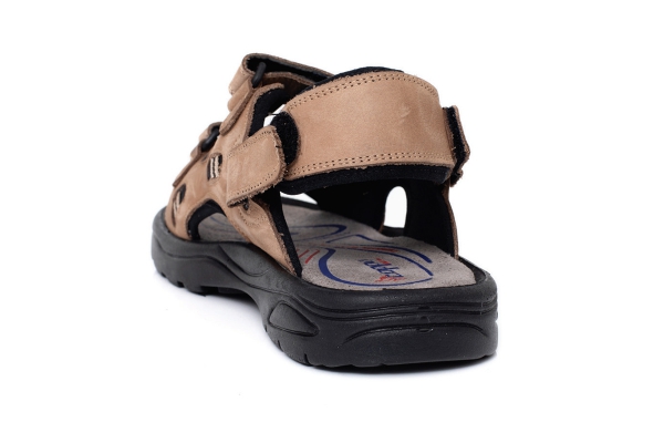 J1405 Nubuck New Sand Man Sandals Slippers Models, Genuine Leather Man Sandals Slippers Collection