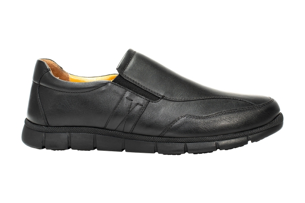 J565 أسود Men Comfort Shoes Autumn, Genuine Leather Man Comfort Shoes