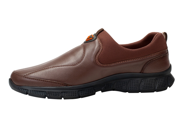 J655 بني Men Comfort Shoes Autumn, Genuine Leather Man Comfort Shoes