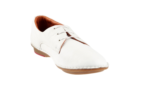 J1005-2 ابيض Women Comfort Shoes Models, Genuine Leather Women Comfort Shoes Collection