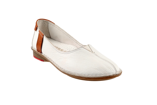 J1006-1 ابيض Women Comfort Shoes Models, Genuine Leather Women Comfort Shoes Collection