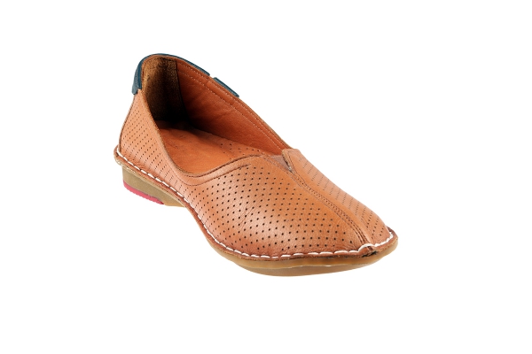 J1006 Whiskey Women Comfort Shoes Models, Genuine Leather Women Comfort Shoes Collection