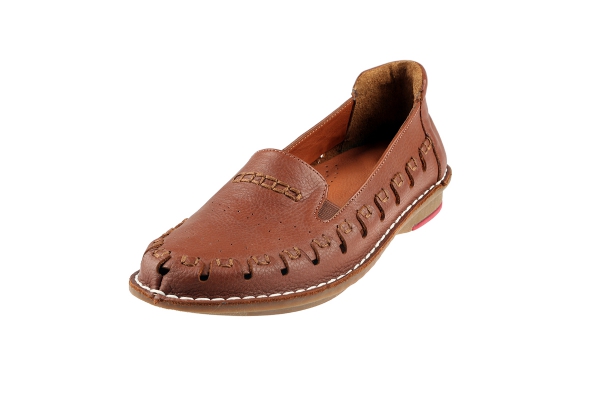 J1008 Коричневый Women Comfort Shoes Models, Genuine Leather Women Comfort Shoes Collection