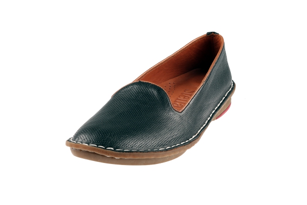 J1015 أسود Women Comfort Shoes Models, Genuine Leather Women Comfort Shoes Collection